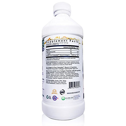 LiquiVive Liquid Collagen Protein Peptides Concentrate | Pure Hydrolyzed Super Multi Collagen Life Miracle Au supplements