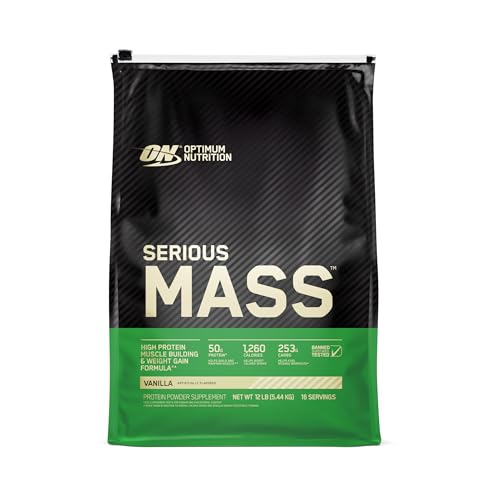 Optimum Nutrition Serious Mass Weight Gainer Protein Powder Vitamin C Zinc and Vitamin Optimum Nutrition Au supplements