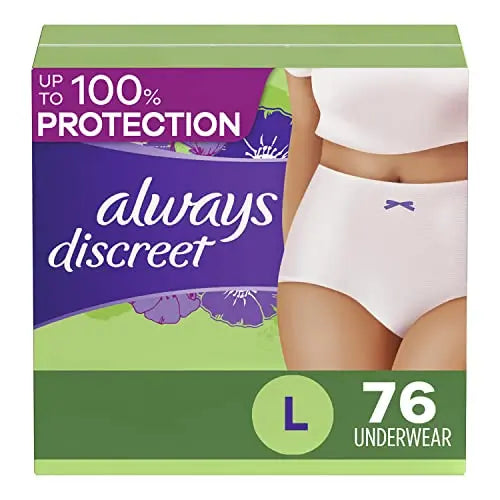 Always Discreet Adult Incontinence Underwear for Women and Postpartum Always DiscreetAU supplements
