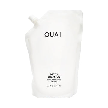 OUAI Detox Shampoo Refill - Clarifying Shampoo for Build Up, Dirt, Oil, Product and Hard Water - Apple Cider Vinegar & Keratin for Clean, Refreshed Hair - Sulfate-Free Hair Care (32 oz) OUAI Au supplements