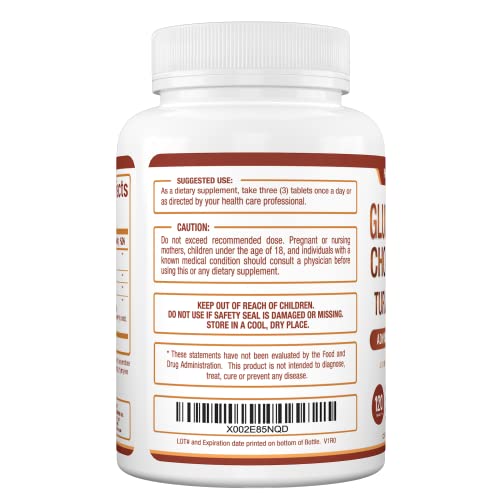 Purely Optimal Premium Glucosamine Chondroitin MSM Supplement Tablets w/Turmeric Purely Optimal Au supplements