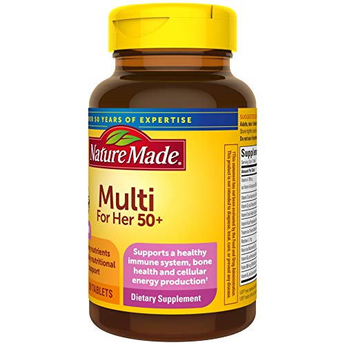 Nature Made Multivitamin For Her 50+ with No Iron, Womens Multivitamin for Daily Nutrition Nature Made Au supplements