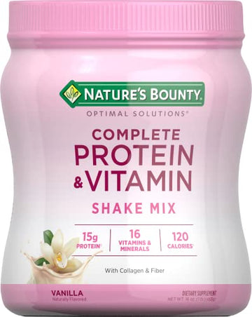 Nature's Bounty Complete Protein & Vitamin Shake Mix with Collagen & Fiber, Contains Vitamin C Nature's Bounty Au supplements