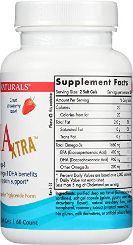 Nordic Naturals Strawberry Dha Xtra 1660 Mg 60 Sg, 60 Ct Nordic Naturals Au supplements