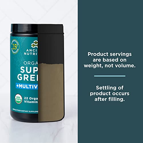 Ancient Nutrition Organic SuperGreens and Multivitamin Powder with Probiotics Ancient Nutrition Au supplements