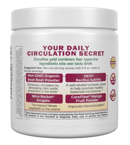 IVL - CircuMax Gold - Nitric Oxide Supplement Powder Boost - Organic Beets - Beetroot IVL Au supplements