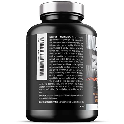 ZM6 - High Strength Zinc Magnesium Supplement - Zinc & Magnesium for Muscle Function Iron Labs Nutrition Au supplements