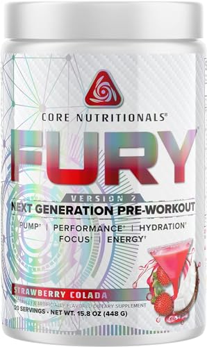 Core Nutritionals Fury V2: Pre-Workout Powder to Maximize Performance in The Gym Core Nutritionals Au supplements