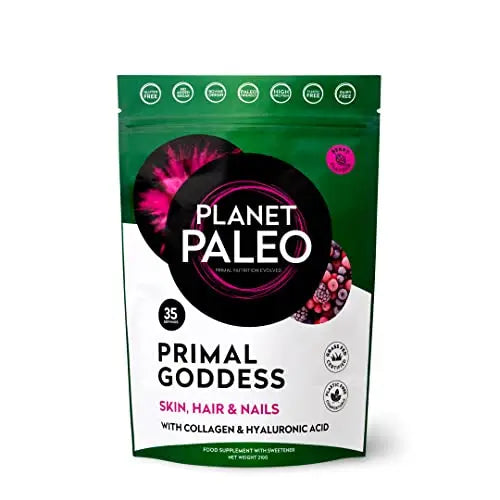 Planet Paleo Primal Goddess -Pure Collagen with Hyaluronic Acid and Zinc (210g, 35 Servings) Planet PaleoAU supplements