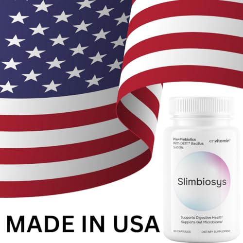 envitamin Slimbiosys Ultra Probiotic Capsule - Pre & Probiotics for Women & Men - Support Your Microbiome envitamin Au supplements