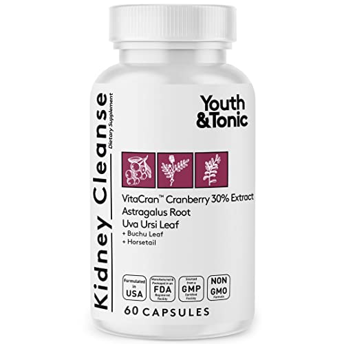 Youth & Tonic Kidney Cleanse Detox for Residual Metabolic Waste & Excess Body Water Youth & Tonic Au supplements