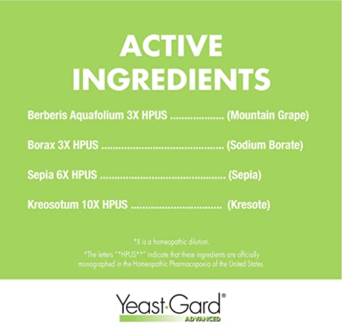 YeastGard Advanced Homeopathic Remedy Capsules - 60 count Bottle Yeast-Gard Au supplements