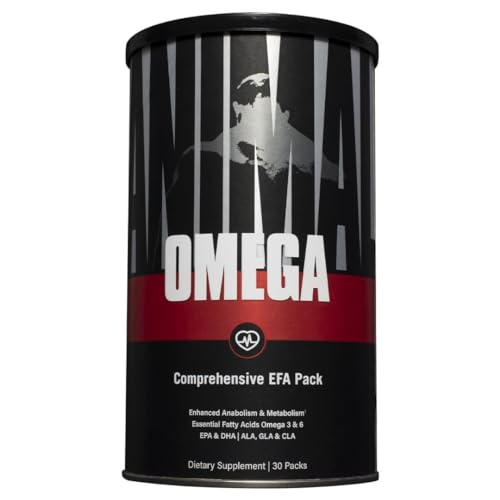 Animal Omega – Omega 3 & 6 Supplement – Fish Oil, Flaxseed Oil, Salmon Oil, Cod Liver Animal Au supplements