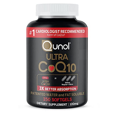 Qunol Ultra CoQ10 100mg Softgels- 3X Better Absorption Coenzyme Q10 Supplements Qunol Au supplements