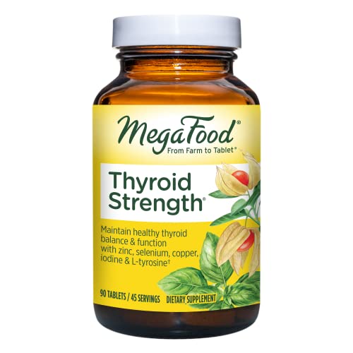 MegaFood Thyroid Strength - Mineral Supplement - Thyroid Support for Women MegaFoodUS supplements