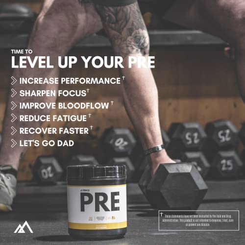 TEDCo Pre Workout Powder - All Natural Preworkout for Men, Zero Artificial Sweeteners TEDCo Au supplements