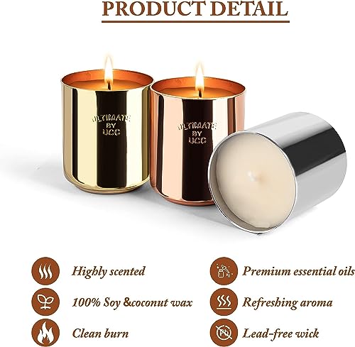 UCC Candles for Home Scented | Premium Aromatherapy Candles Gift Set for Women UCC Au supplements