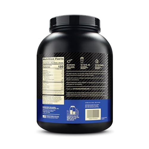 Optimum Nutrition Gold Standard 100% Casein Slow Digesting Protein Powder with Zinc Optimum Nutrition Au supplements