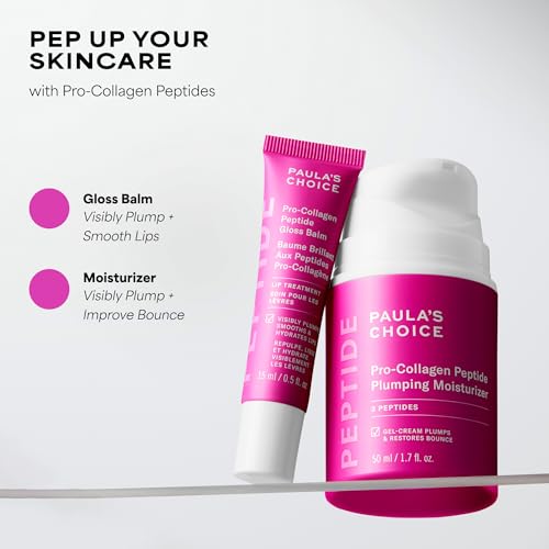 Paula's Choice Pro-Collagen Peptide Plumping Face Moisturizer, Daily Gel Face Cream for Deep Lightweight Hydration, Wrinkles & Loss of Firmness, Fragrance-Free, 1.7 Fl Oz Paula's Choice Au supplements