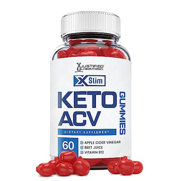 Justified Laboratories X Slim Keto ACV Gummies 1000MG Xslim Vegan Non GMO with Pomegranate Justified Laboratories Au supplements