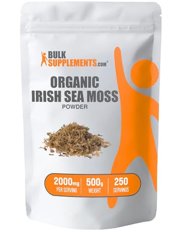 BULKSUPPLEMENTS.COM Organic Irish Sea Moss Powder - Sea Moss Supplement, Irish BULKSUPPLEMENTS.COM Au supplements
