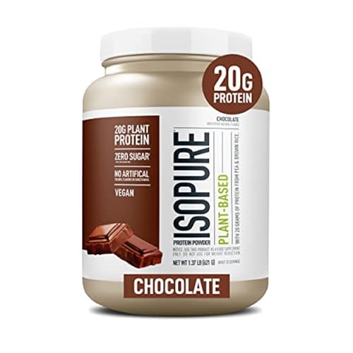 Isopure Chocolate Vegan Protein Powder, with Monk Fruit Sweetener & Amino Acids Isopure Au supplements
