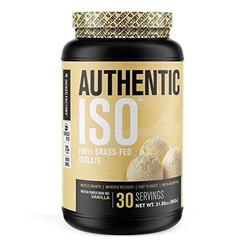 Jacked Factory Authentic ISO Grass Fed Whey Protein Isolate Powder - Low Carb Jacked Factory Au supplements