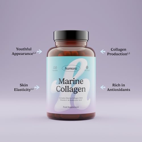 Humanz Collagen Capsules - Marine Collagen with Vitamin C - Collagen Supplements for Women & Men Humanz Au supplements