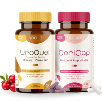 BoriCap 30 and UroQuel 30 Bundle for Vaginal pH and Overactive Bladder BoriCap Au supplements
