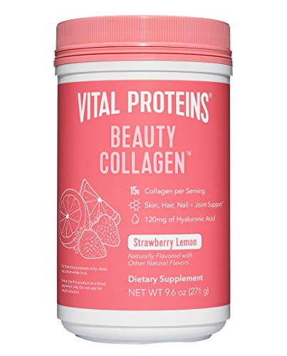 Vital Proteins Beauty Collagen (Strawberry Lemon, Canister) - 120mg of Hyaluronic Acid Vital Proteins Au supplements