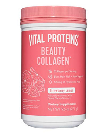 Vital Proteins Beauty Collagen (Strawberry Lemon, Canister) - 120mg of Hyaluronic Acid Vital Proteins Au supplements
