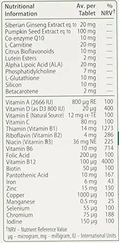 Vitabiotics Wellman 70+ 30 Tabs Vitabiotics Au supplements