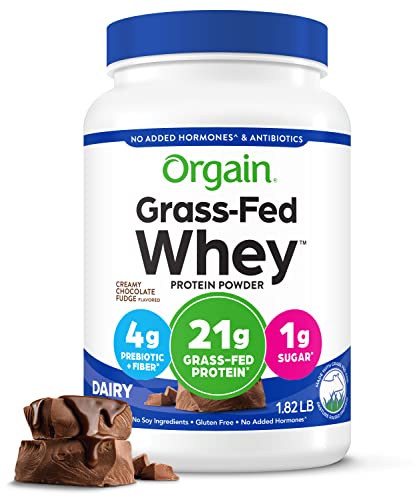 Orgain Whey Protein Powder, Creamy Chocolate Fudge - 21g Grass Fed Dairy Protein Orgain Au supplements