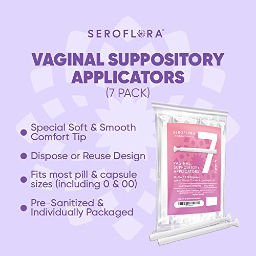 SEROVERA Seroflora Boric Acid Suppositories Applicators for Women, Individually Wrapped Pack of 7 SEROVERA Au supplements