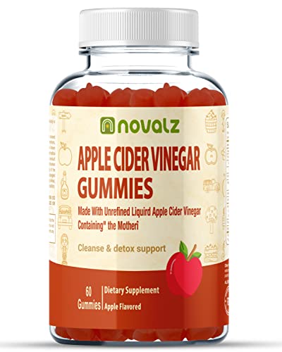 NOVALZ Apple Cider Vinegar Gummies for Weight Control, Detox, & Cleanse, 500mcg ACV NOVALZ Au supplements