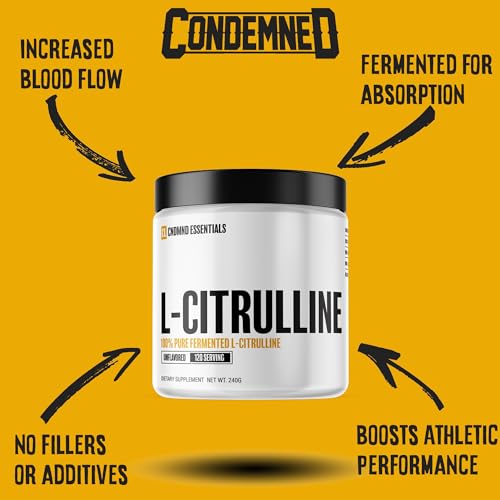 CONDEMNED Labz L-Citrulline Powder - 100% Pure Fermented L-Citrulline - Nitric Oxide CONDEMNED Au supplements