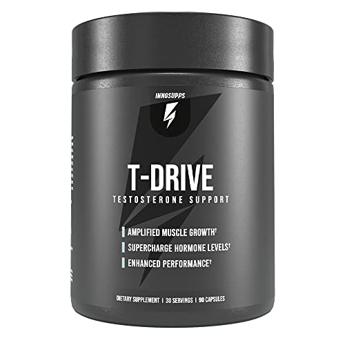 InnoSupps : T-Drive | Testosterone Booster | Amplify Muscle Growth | KSM-66 Ashwagand InnoSupps Au supplements