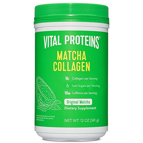 Vital Proteins Matcha Collagen Peptides Powder Supplement, L-theanine & Caffeine, Matcha Green Tea VITAL PROTEINS Au supplements