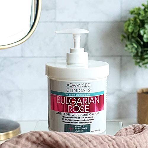 Advanced Clinicals Bulgarian Rose Anti Aging Vitamin E Moisturizer Body Lotion & Face Advanced Clinicals Au supplements