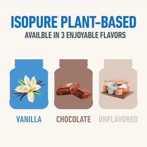 Isopure Vanilla Vegan Protein Powder, with Monk Fruit Sweetener & Amino Acids, Post Work Isopure Au supplements