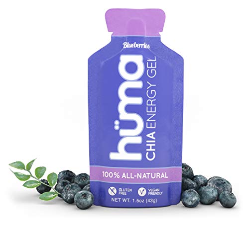 Huma Chia Energy Gel, Blueberries, 12 Gels - Premier Sports Nutrition HÜMA CHIA ENERGY GEL Au supplements