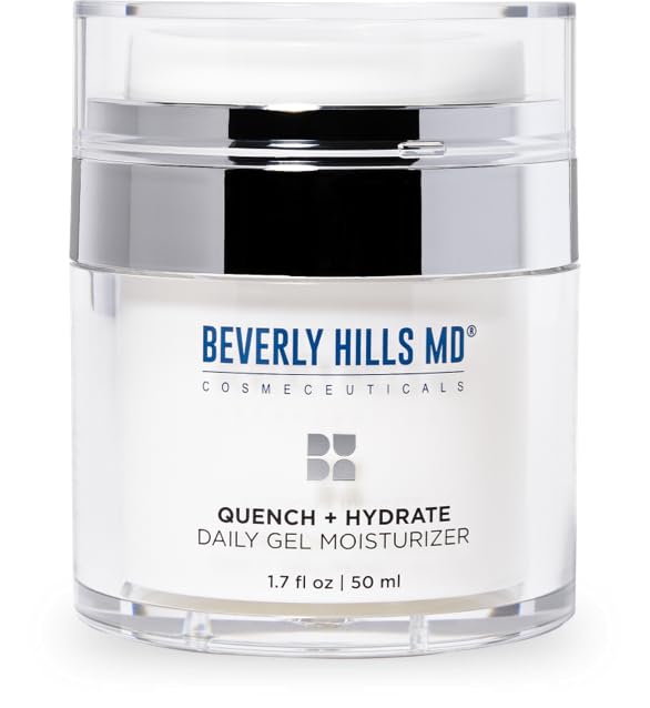 Beverly Hills MD Quench + Hydrate Daily Gel Moisturizer- Visibly Smooth, Plump, Hydrate Face & Neck for Wrinkles, Sagging- Skin Smoothing & Re-Energizing- Visibly Reduce Signs of Aging w/Niacinamide Beverly Hills MD Au supplements