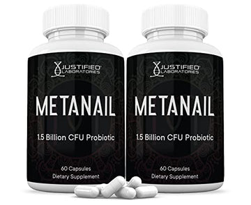 Justified Laboratories (2 Pack) Metanail 1.5 Billion CFU Probiotic Nail Support 120 Capsules Justified Laboratories Au supplements