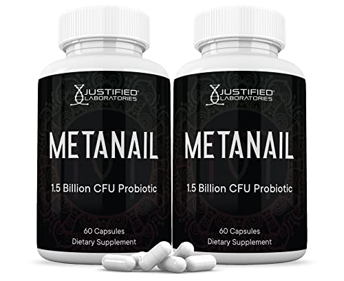 Justified Laboratories (2 Pack) Metanail 1.5 Billion CFU Probiotic Nail Support 120 Capsules Justified Laboratories Au supplements
