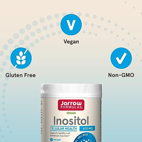 Jarrow Formulas Inositol 600 mg, Dietary Supplement for Cellular Health Support, 8 oz Jarrow Formulas Au supplements