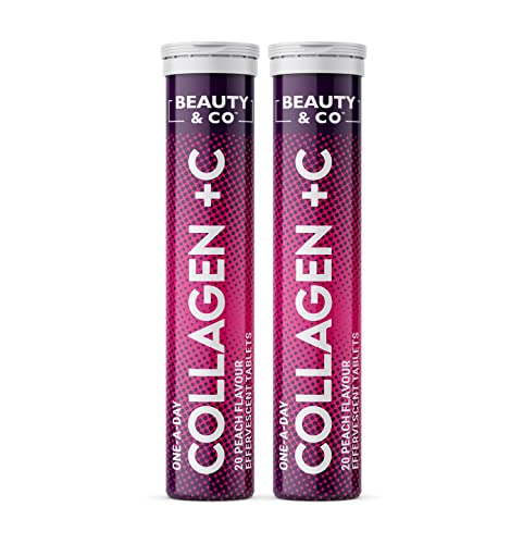 Collagen Effervescent - Marine Collagen & Vitamin C (2 Tubes) Beauty & Co Au supplements