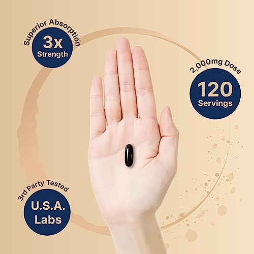 Antarctic Krill Oil 2000mg Supplement, 240 Softgels, 3X Strength Natural Source of Omega NatureBell Au supplements