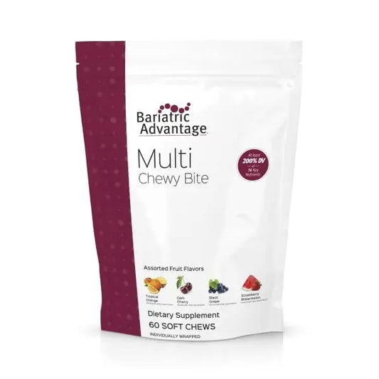 Bariatric Advantage Multi Chewy Bite - Soft Chew Multivitamin for Bariatric Surgery Bariatric AdvantageAU supplements