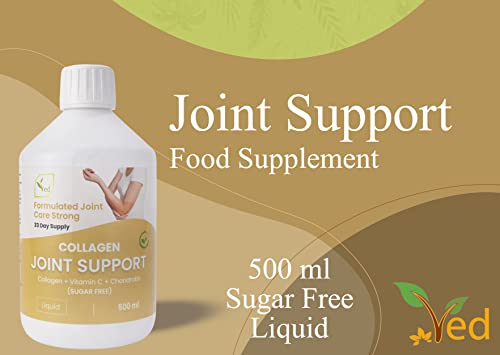Hydrolyzed Liquid Collagen Food Supplement | Support for Joints, Skin, Muscles, Hair, &Nail Growth Ved Au supplements