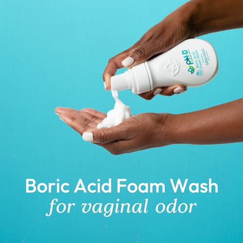pH-D Feminine Health - Boric Acid Foam Wash - pH-Balanced, Paraben-Free, and Plant-based pH-D Feminine Health Support Au supplements
